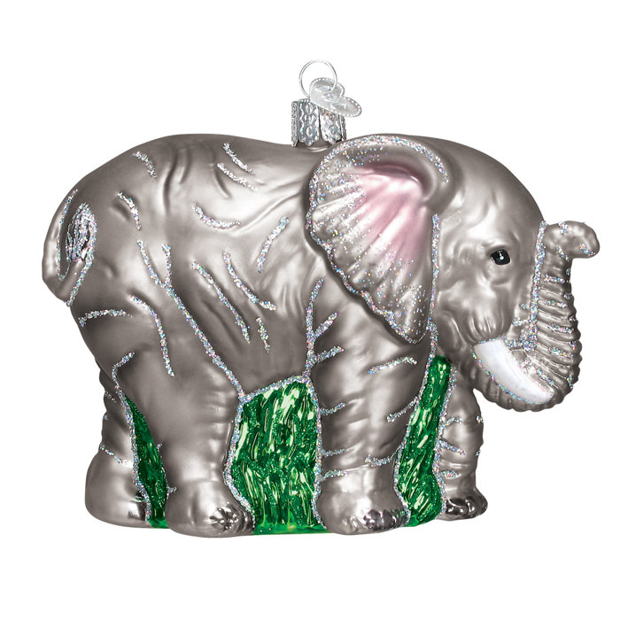 Old World Christmas Large Elephant Ornament & Reviews Wayfair